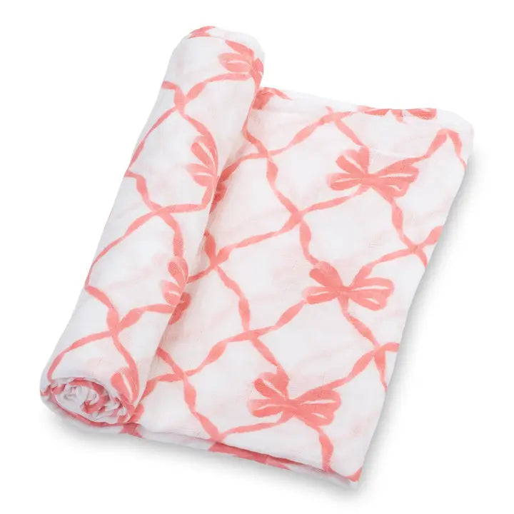 Bow Swaddle Blanket