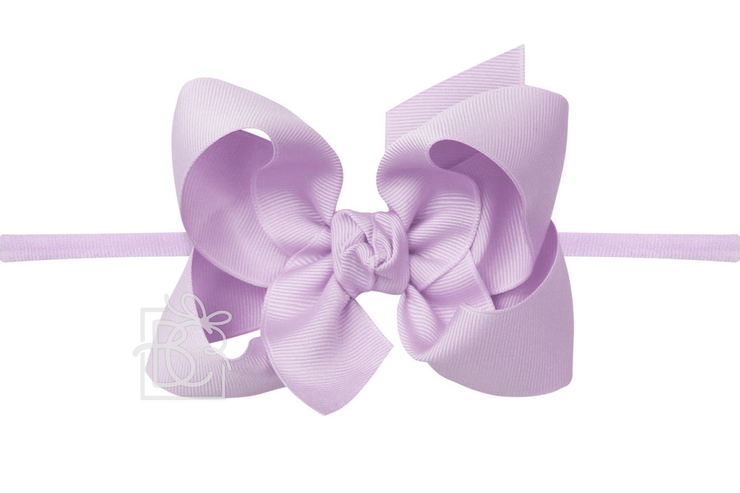 Light Purple Large Bow with Headband